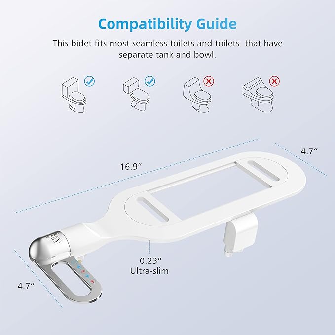 Bidet Attachment for Toilet Seat