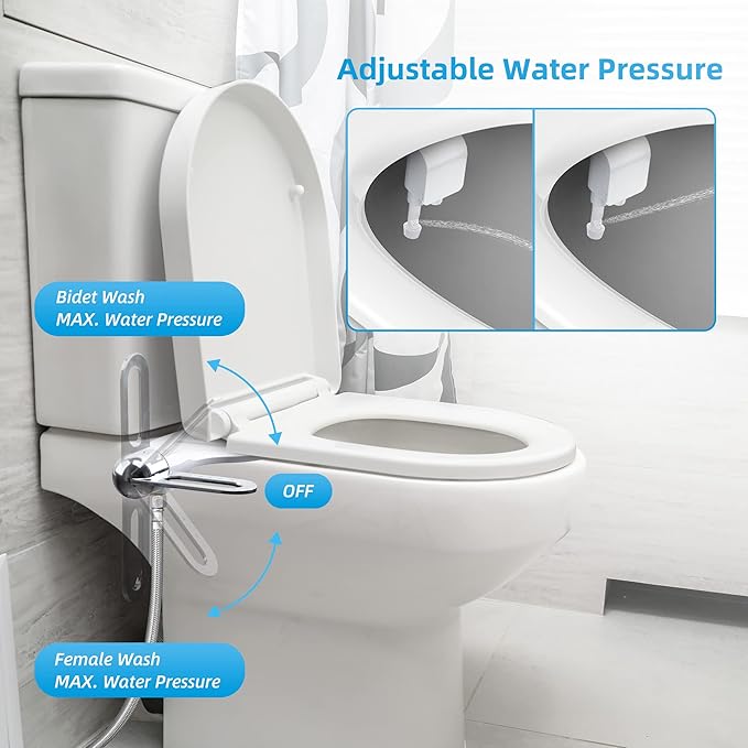 Bidet Attachment for Toilet Seat