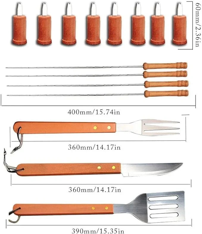 BBQ Wooden Handle Tools